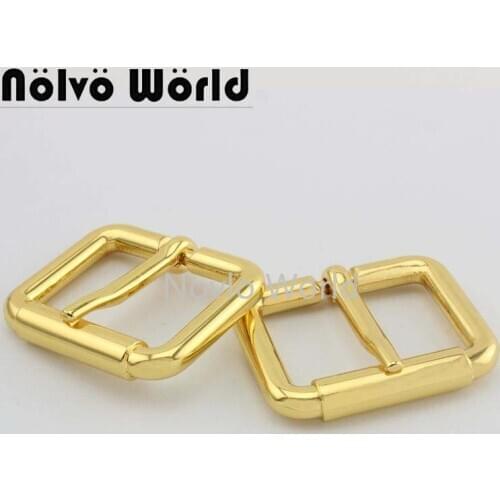 Nolvo World 5-20-100pcs 4 colors 37.5mm 1.5" bag shoe strap belt large size 3.8cm adjust pin buckle ring leather craft repair