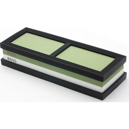 NHM Kitchen knife sharpener 3000/8000 grit corundum whetstone oil stone honing stones grinding tool grindstone