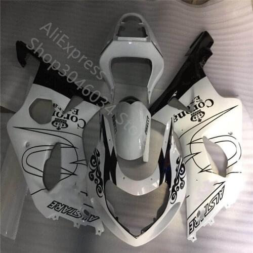 Fit white black Bodywork Set for Suzuki GSXR1000 2000 2001 2002 K1 K2 Molding Injection ABS Plastic Motorcycle Fairing