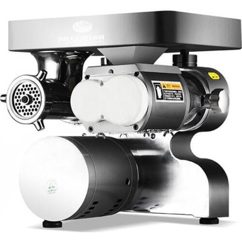 Commercial Electric Meat Grinder Stainless Steel Meat Mincing Machine Multifunctional Meat Mincer XZT-80