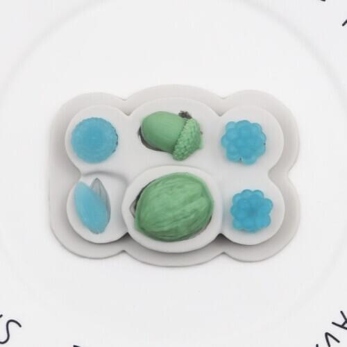Nut Fondant Silicone Mold, Phone Epoxy Mold, Decoration DIY Handmade Ultra Light Clay Mold
