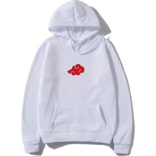 Men Hoodies Sweatshirts Akatsuki Cloud Symbols Pullover Hoodie Streetwear Women Men Akatsuki print Oversized Sweatshirt