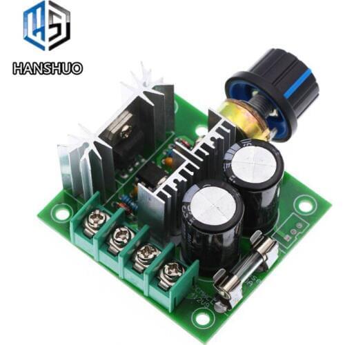 Controlador de velocidad del Motor DC12V-40V 10A Pulse PWM con interruptor de Control de velocidad del Motor DC