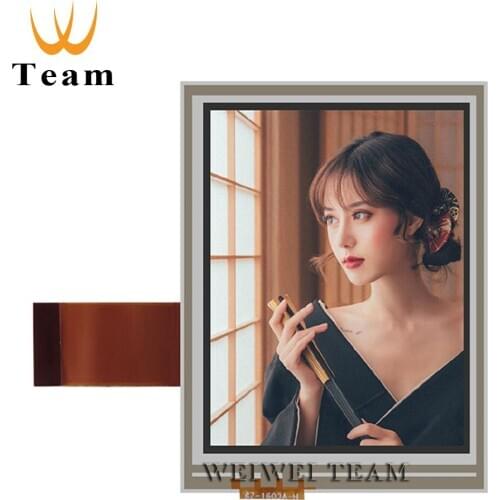 Wisecoco 2.7 inch 240*320 tft lcd screen NL2432HC17-04B with 4 wire Resistive Touch panel 45 pins CMOS for Handheld PDA