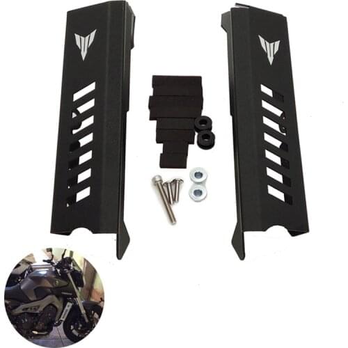 MTImport Motorcycle Side Radiator Guard Cover Protector For Yamaha MT-09 MT09 FZ-09 FZ09 2014 2015 MT FZ 09