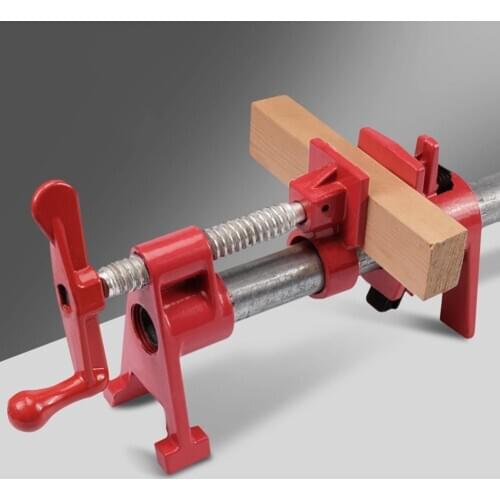 3/4 inch Pipe Clamps Heavy Duty Woodworking Wood Gluing Pipe Fixture Carpenter Clamp Woodworking Hand Tools