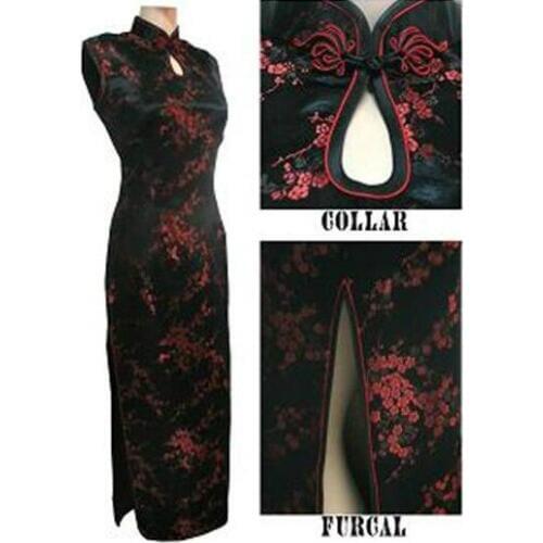 Sleeveless Women Long Chinese Traditional Dress Lady Ancient Cheongsam for Perfromance Party Evening Qipao Dress Tang Costumes
