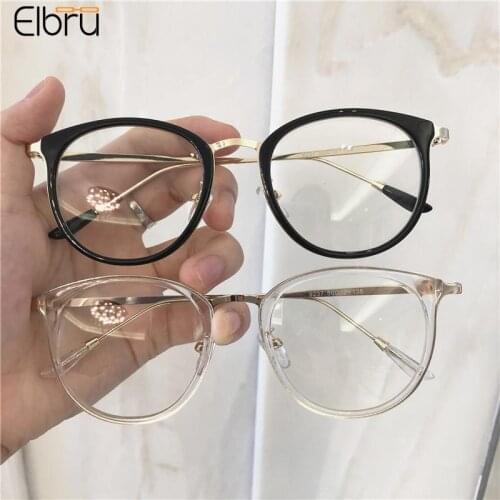 Zilead New Retro Glasses Frame Fashion Metal Round Frame Women Men Flat Eyewear Big Frame Myopia Reading Eyeglasses Frame Очки