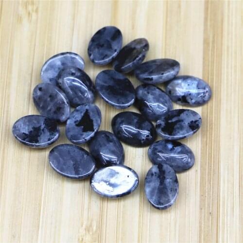 10X14MM 30pcs/LOT Cabochon Natural Stone Beads for DIY Jewelry Making Malachite Sodalite Lapis Fit Necklace Bracelet Earrings