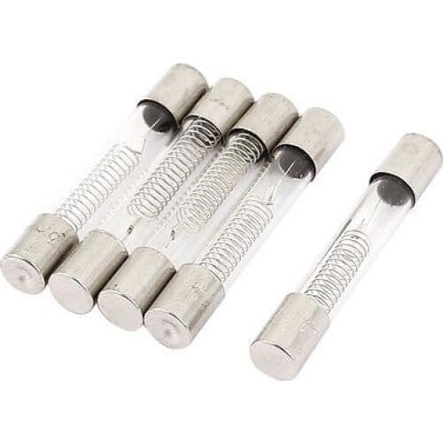 5pcs Microwave Oven Protection High Voltage Fuse Tube 800mA 0.8A 5KV