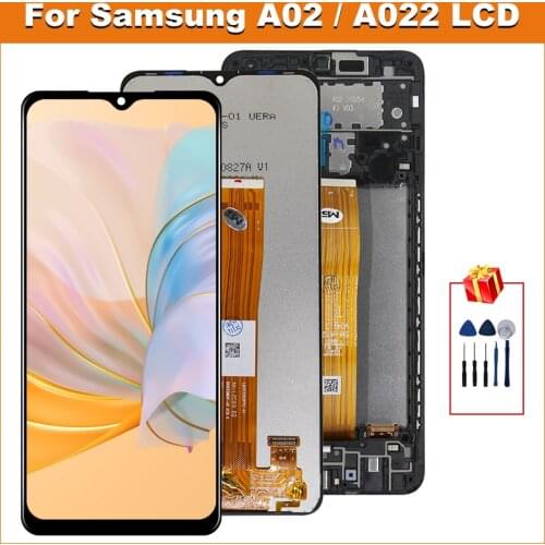 6.5'' Display For Samsung Galaxy A02 A022F LCD Display Touch Screen Digitizer Replacement For Samsung A022M A022M/DS A022G LCD