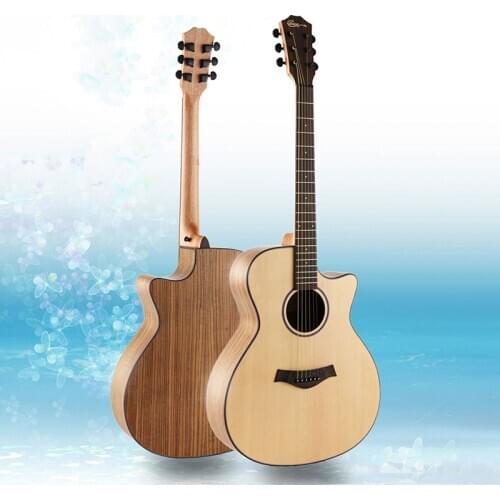40/41 inch Acoustic Guitar 6 Strings Spruce Veneer Folk Guitarra for Music Enthusiast Professional Musical Instruments AGT315