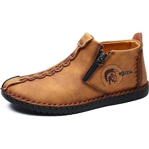 ALIJUTOU Mens Winter Boots