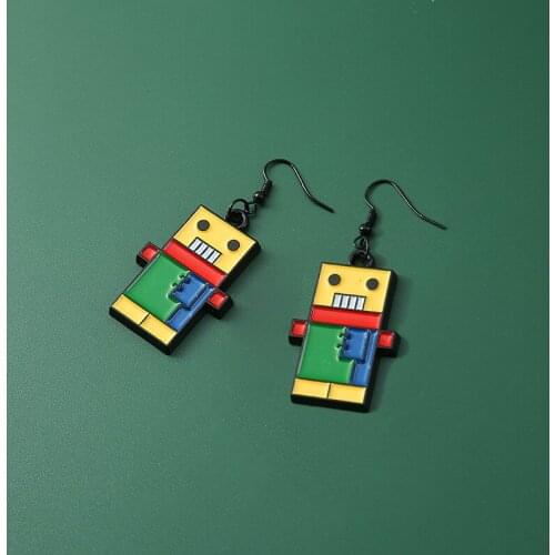 Anime HUNTER x HUNTER Hisoka Cosplay prop Earrings Stars Teardrop Poker Earring Stud for Women Men Ear clip Jewelry Accessories