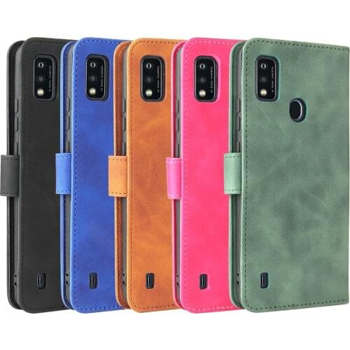 Flip Leather Case For ZTE Blade A51 Case Wallet Book Cover For ZTE Blade A51 BladeA51 A 51 Cover Magnetic Phone Bag