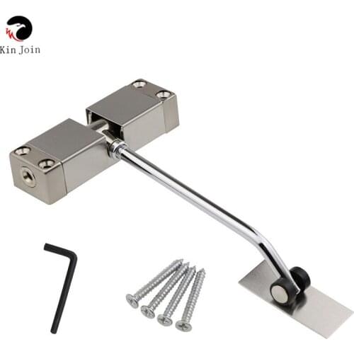20-40KG Door Lock 180 Degree Automatic Installation Spring Door CloserAdjustable Door Automatic Closer Aluminum Alloy Automatic