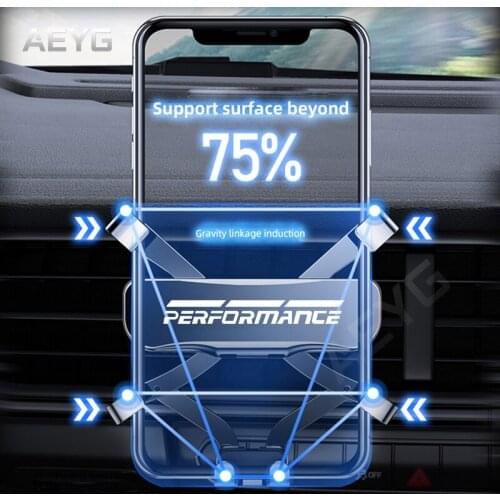 Gravity Car Mobile Phone Holder Air Vent Clip Bracket Performance For BMW 1 3 4 5 7 GT X Series F10 F25 F30 F31 F34 Accessories