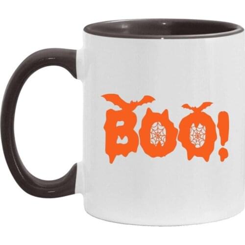 Happy Halloween,BOO,Cobwebs,Trick or Treat,Accent Mug,Standard Mugs,Witch Mug,Boo Coffee Cup,Handmade Gifts,Funny Halloween Mugs