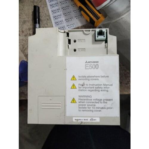 E500 0.75KW 220V FR-E520S-0.75K-EC Inverter, used one , 90% appearance new , test goods , free shipping