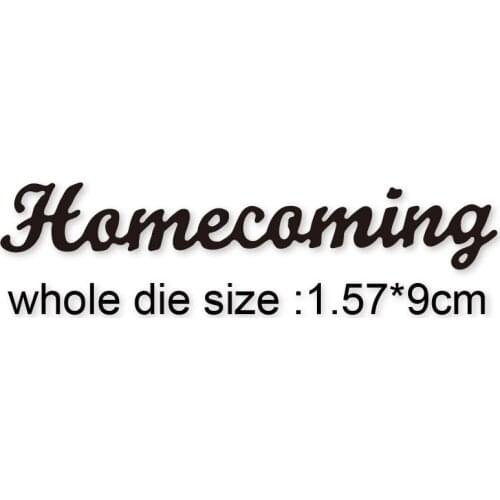 Metal Cutting Dies home coming 2020 New Craft Stencil for DIY Scrapbooking Paper Album Card Making Embossing Die