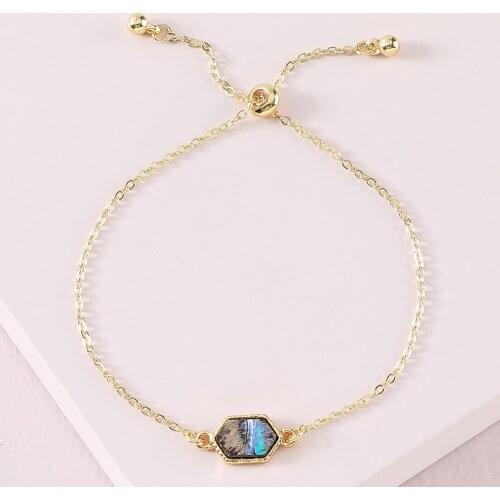 Fashion Oval Heart Acrylic Abalone Shell Star Druzy Earrings Gold Color Dangle Brincos Brand Jewelry for Women