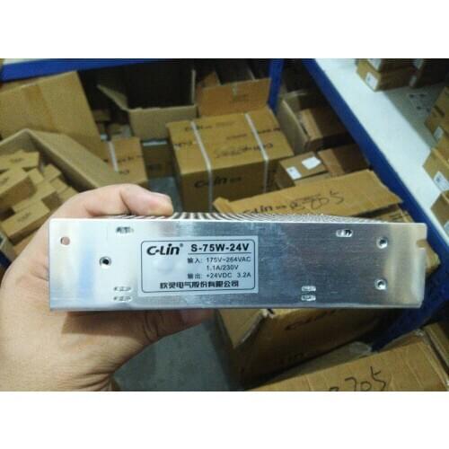 Brand new original authentic C-Lin S-75W-DC24V switching power supply