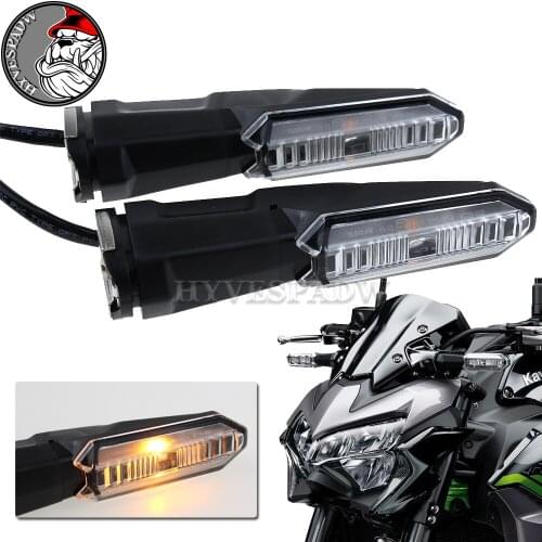 LED Turn Signal Light Indicator Lamp for KAWASAKI KLE Versys 650 1000 ZRX 1200 ER6N KLR 2020 Motorcycle Accessories Signaling