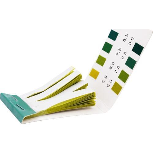 5box/lot PH Range 5.5-9.0 PH Alkaline Test Indicator Papers Water litmus paper ph test strips 80 Strips/box 20%off