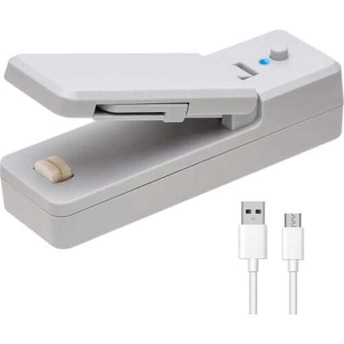 USB Charging Mini Sealing Machine Household Snack Plastic Packaging Bag Heat Sealing Machine Small Sealing Machine
