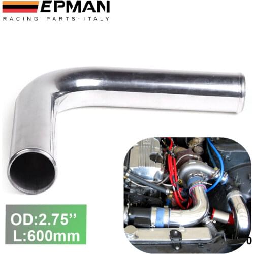 2pcs/unit 70mm 2.75" 90 Degree Aluminum Turbo Intercooler Pipe Tube piping L:600 mm For BMW E36 325 328 M3 EP-UP90-600-70
