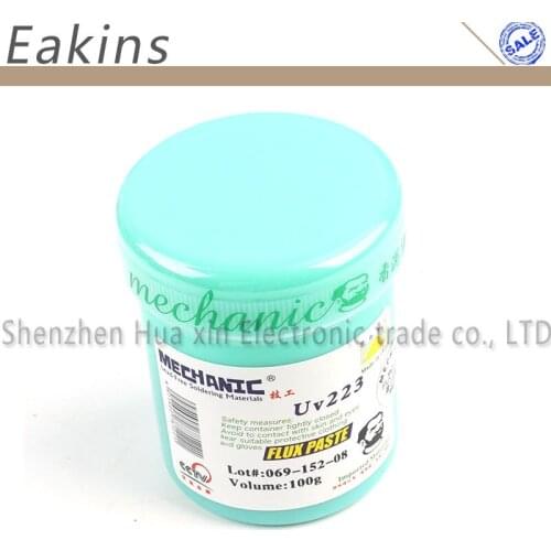 2Pcs/Lot Original 100g MECHANIC UV 223 No-Clean Welding Flux BGA Solder Ball Repair Solder Auxiliary Soldering Paste