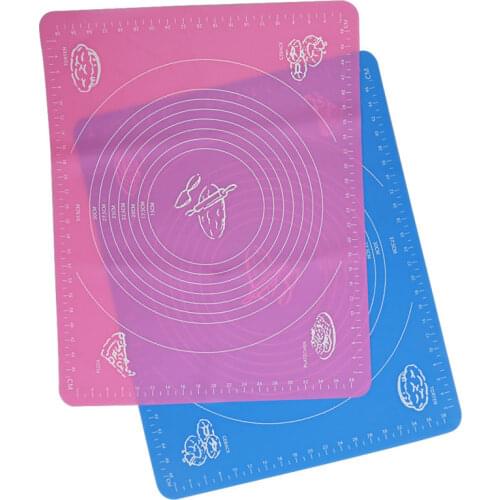 Newest 2pcs/lot Silicone pad2 Fiberglass Baking Sheet Rolling Dough Pastry Cakes Bakeware Liner Pad Mat Oven Pasta Cooking Tools