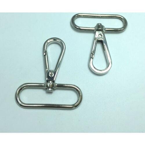 50 pieces 1.5 inch (38MM) gold swivel clasp swivel Hook for purse push gate hook