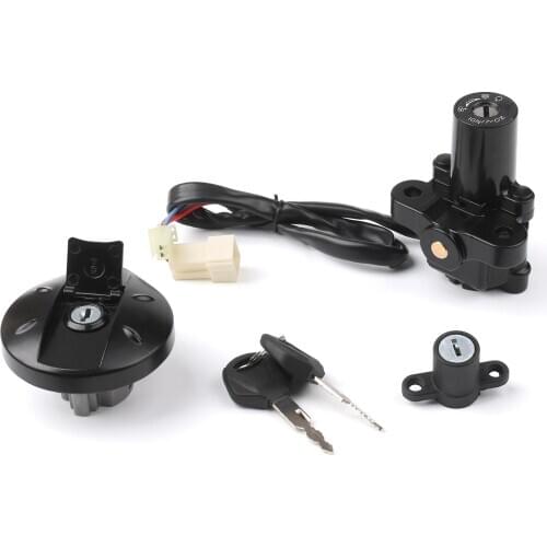 Artudatech Ignition Switch Seat Gas Cap Cover Lock Key Set For Yamaha XT660 XT660 R/X 2004-2011 Motorcycle Accessories