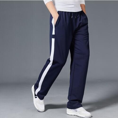 Men Loose Casual Sweatpants Mens Homewear Straight Active Trousers Tracksuit Jogging Sportswear Joggers Training Pants