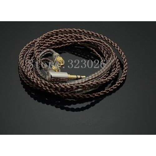 Diy earphone wire single crystal copper wire 4 shares MMCX UE900 SE535 SE215