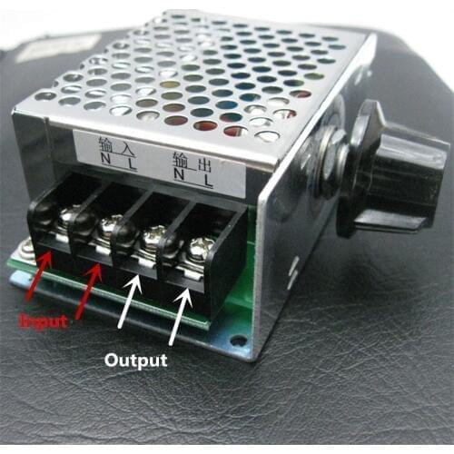 4000W High Power SCR Controlled Electronic Voltage Regulator Light Regulator Speed Regulation Temperature Regulation With Fuse