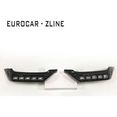 H G class G Wagon W463 G63 G65 carbon fiber front bumper lip front corner lip with led