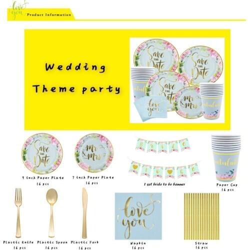 JIMITU Disposable Tableware For Holidays