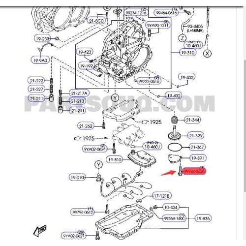 Gearbox for Mazd a 3 OEM：99784-0620