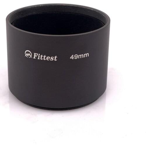 Fittest Camera Shade Lens Hood Screw-in Thread Mount 49/52/58/72/77/105mm Caliber 39mm Length for Nikon Canon Pentax Olympus