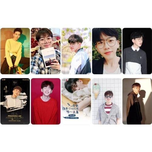 Fei Qiming Crystal Card Sticker, Set of Ten, Star Peripheral Meal Card Bus Card Sticker,Wholesale,Handmade with Love Sticker