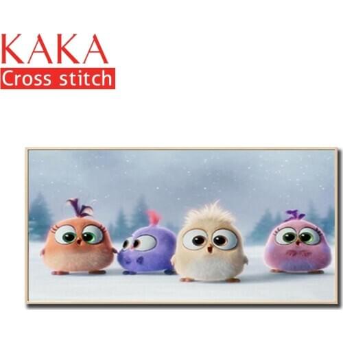 Cross stitch kits,Embroidery needlework sets with printed pattern,11CT-canvas for Home Decor Painting,Cartoon Full CKC0020