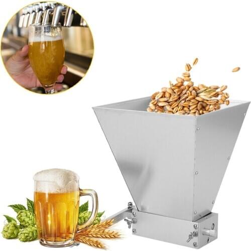 Fine brewed beer malt pair roll grinder manual malt grinder craft beer equipment stainless steel quality lifetime available