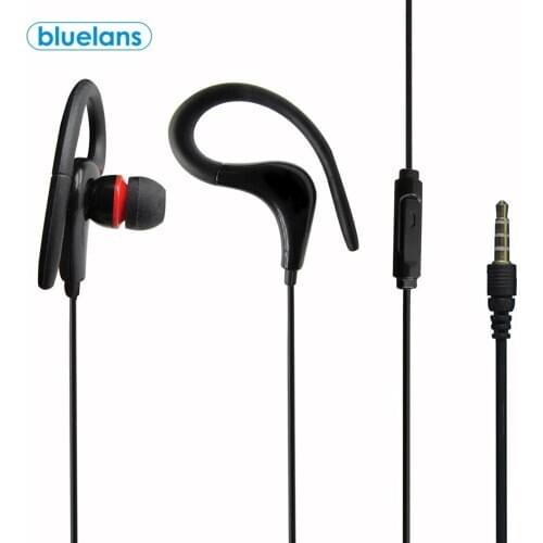 Wired Universal Noise Reduction Heavy Bass Earphone Ear Hook Sports Running Headphone Headset for Xiaomi Huawei Samsung Iphone