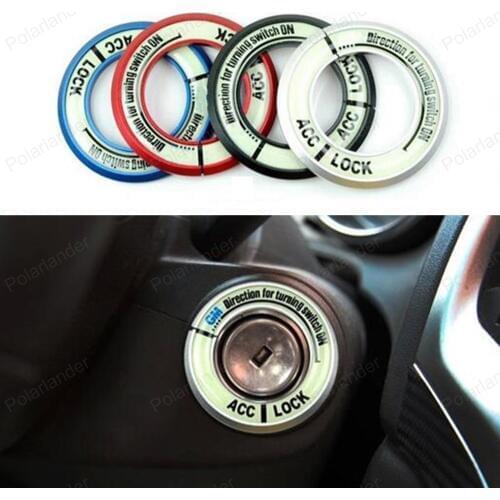 Luminous Glow ignition switch decoration Key Ring cover Sticker For Kia K5 K3 K2 for Verna/Fcrte/Sportage R