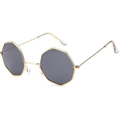 Women Sunglasses Brand Designer Men Square Polygon Glasses Retro Small Sun Glasses for Female Coating Shades Glasses