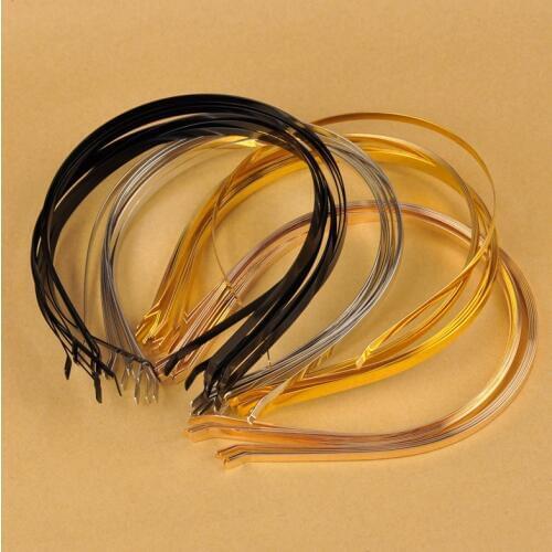 6mm 100pcs Metal Headbands Head Band Hair Jewelry Making Findings