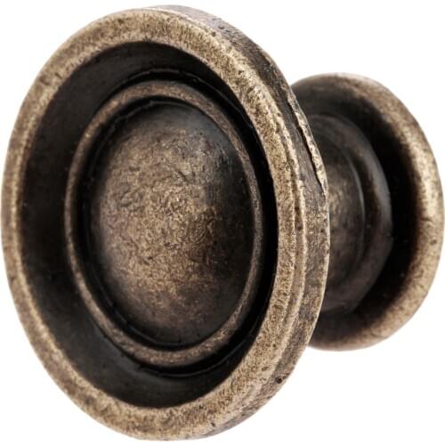 1x Antique Bronze Cabinet Kitchen Drawer Knobs Cupboard Wardrobe Furniture Pulls Handle Vintage Door Knobs