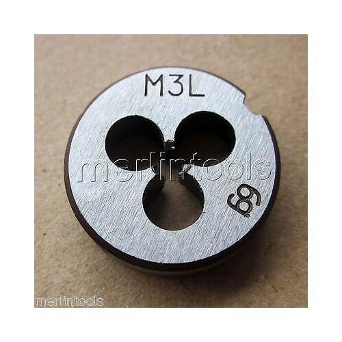 3mm x .5 Metric Left hand Die M3 x 0.5mm Pitch